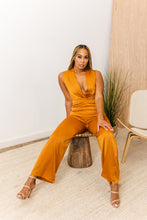 Load image into Gallery viewer, DIONNE RUST COLORED JUMPSUIT